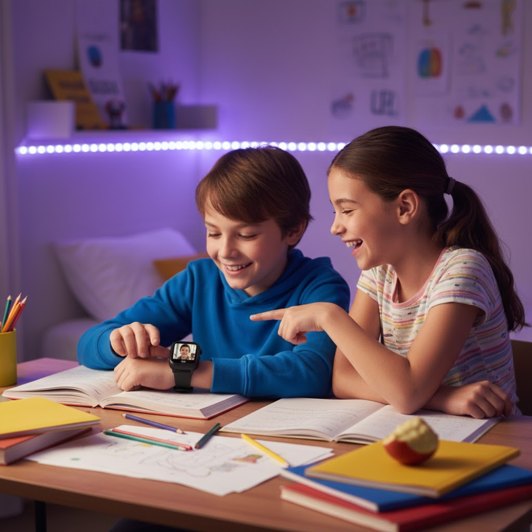 KidConnect | 4G GPS Smartwatch – Anrufe, Kamera & SOS für Kinder Decorique.de