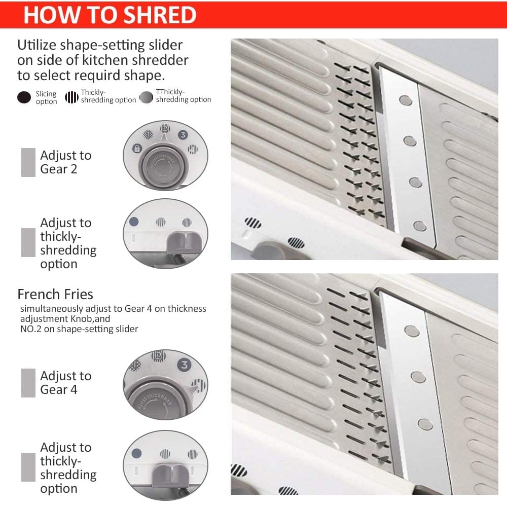 KitchenMaster | Schneller, Präziser und Sicherer Gemüsehobel Decorique.de