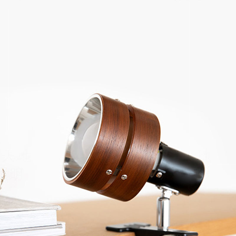 KumoLight | Runde Tischleuchte aus Holz, Eisen & Acryl Decorique.de