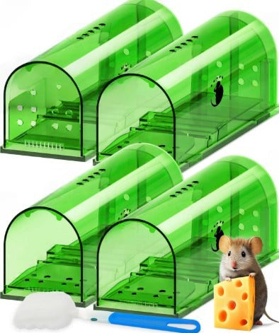 SafeTrap | 4er-Pack Mäusefalle