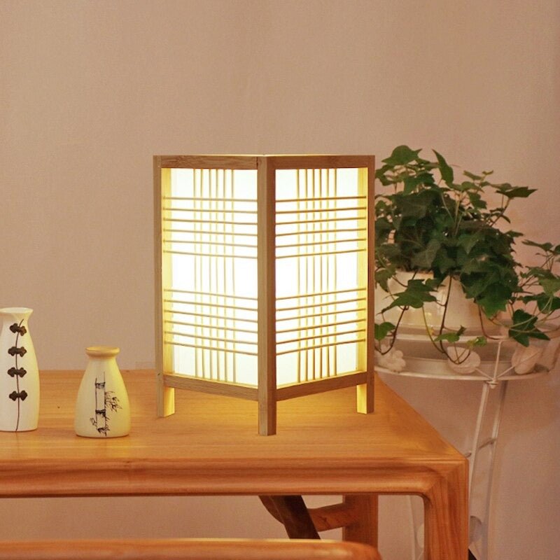Lumière Épurée | Tischlampe – Elegante Japanische Nachtbeleuchtung-3