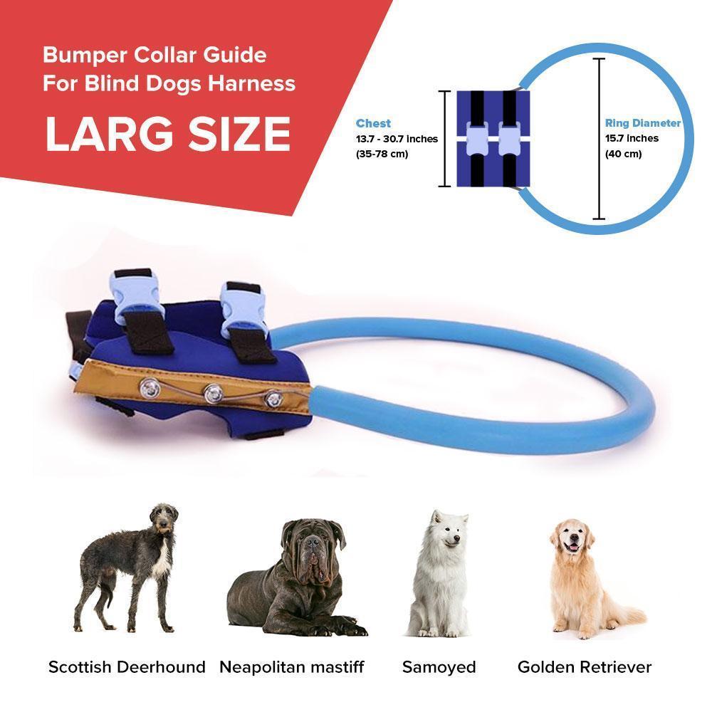 SafeDog | Bumper-Kragen – Leichtes Geschirr für blinde Hunde
