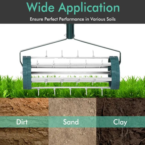 LawnSpike | Robuster manueller Rasen-Spike-Bodenbelüfter Decorique.de