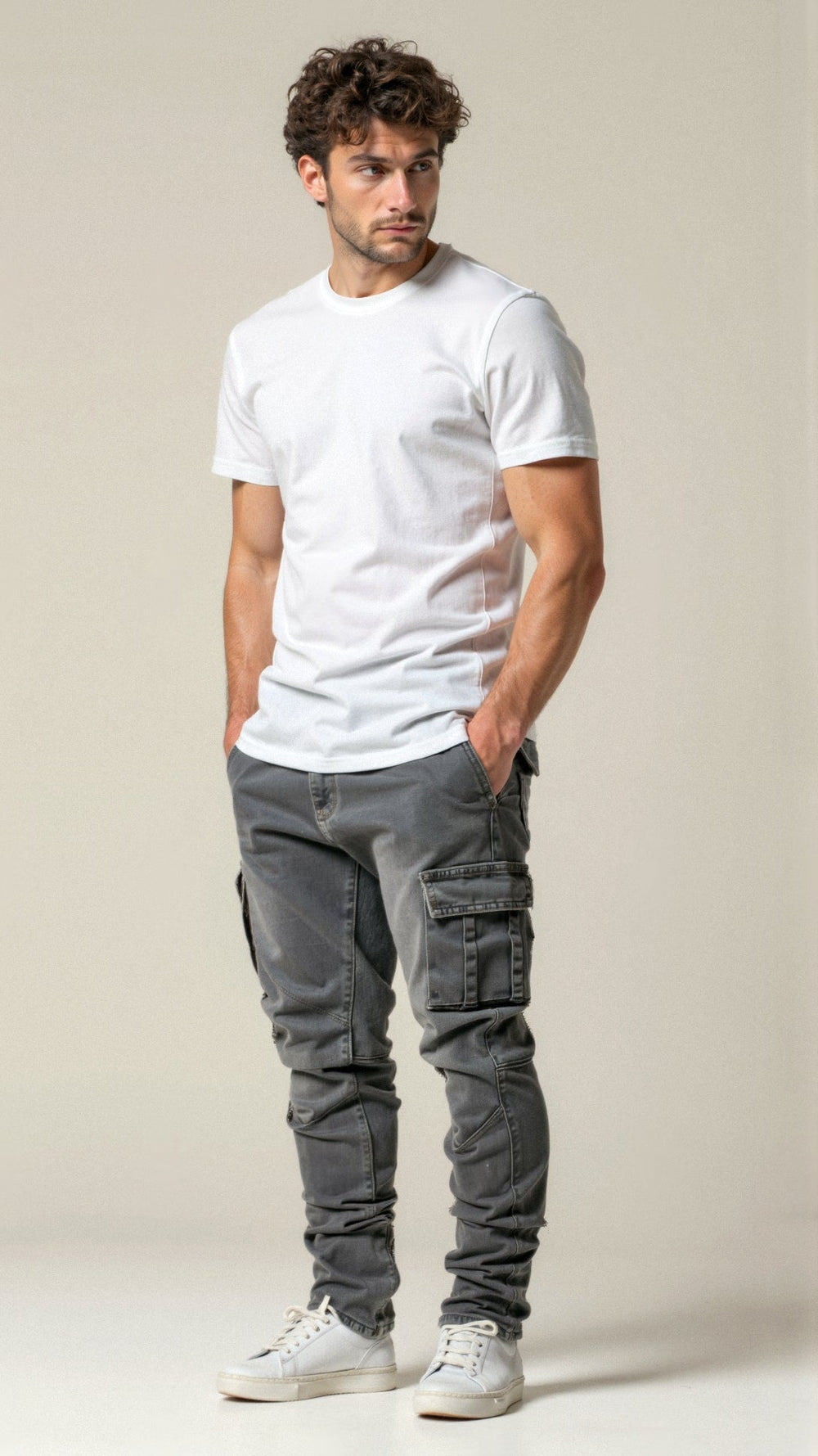 Lennox | Funktionale Stretch-Cargo-Jeans mit Stil | Herren Decorique.de
