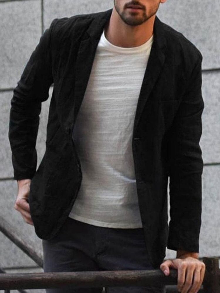 Leonard | Blazer Modern mit Relaxed-Fit Schwarz Decorique.de