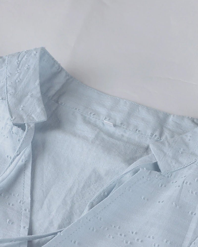 Leonie | Damen Langarm Sommerkleid | Mini Decorique.de