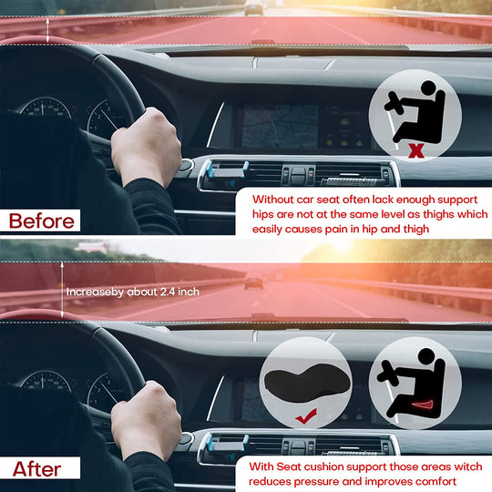 LiftCushion | Ergonomisches Sitzkissen für erhöhten Fahrkomfort Decorique.de