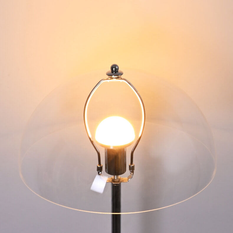 LightBloom | Nordic Vintage Acryl Klar Dom 1-Licht Stehlampe Decorique.de