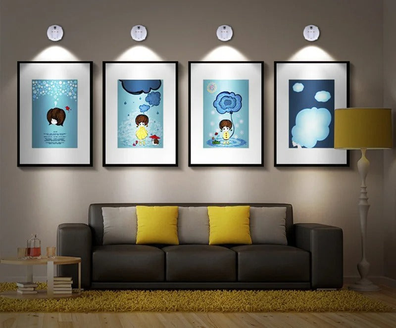 LightEase | Kabelloser LED-Strahler – Flexibel & Fernbedienungsgesteuert Decorique.de