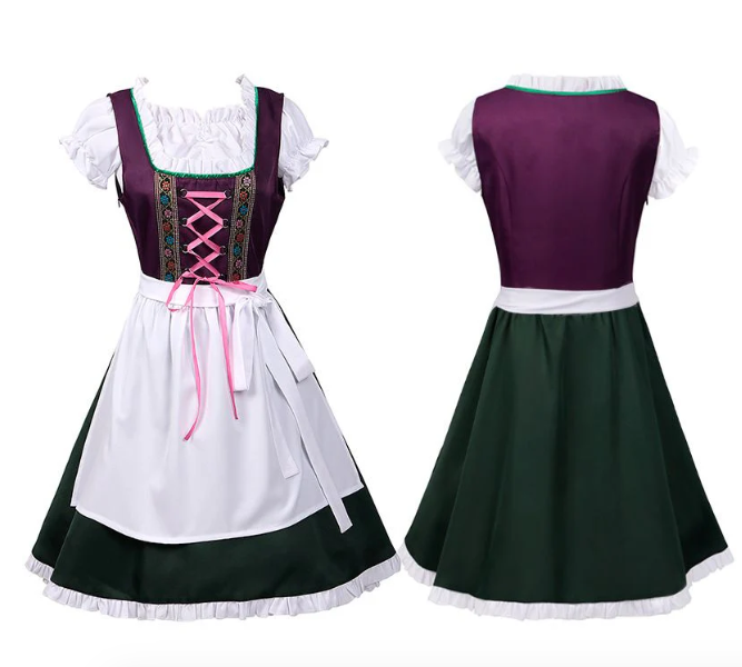 Lilienkrone | Damen-Dirndl – Zarte Lilatöne für Eleganten Auftritt Decorique.de