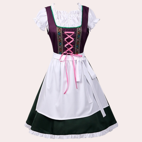 Lilienkrone | Damen-Dirndl – Zarte Lilatöne für Eleganten Auftritt Lila Decorique.de