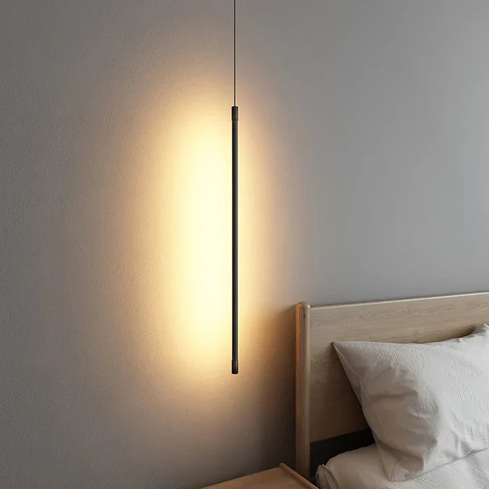 LineaLuxe | Minimalistische lange LED-Pendelleuchte aus Aluminium Decorique.de