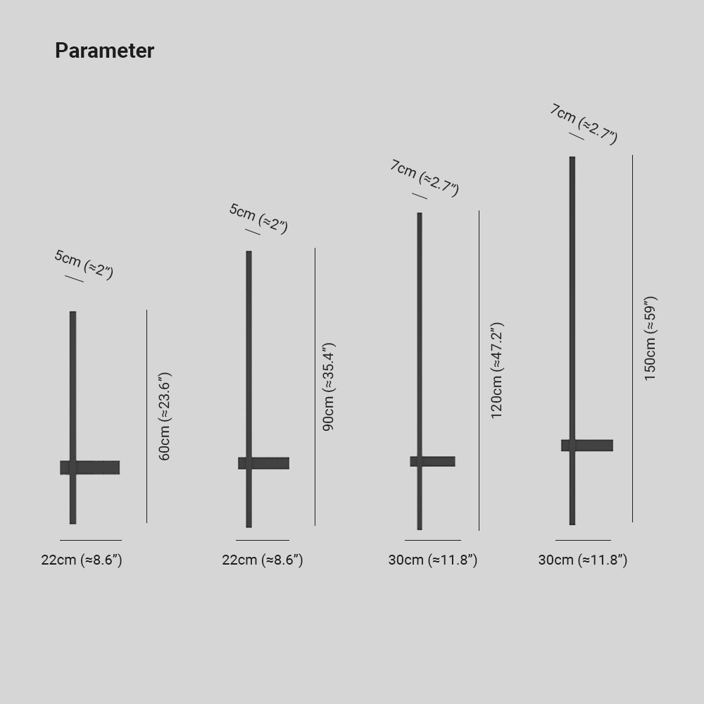 LineLux | Vertikale LED-Akzentleuchte Decorique.de