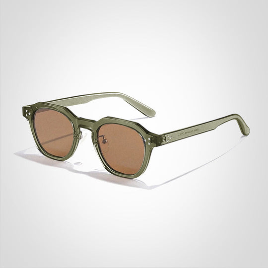 Linus | Sonnenbrille – Ein luxuriöses Accessoire für Damen und Herren Olivbraun Decorique.de