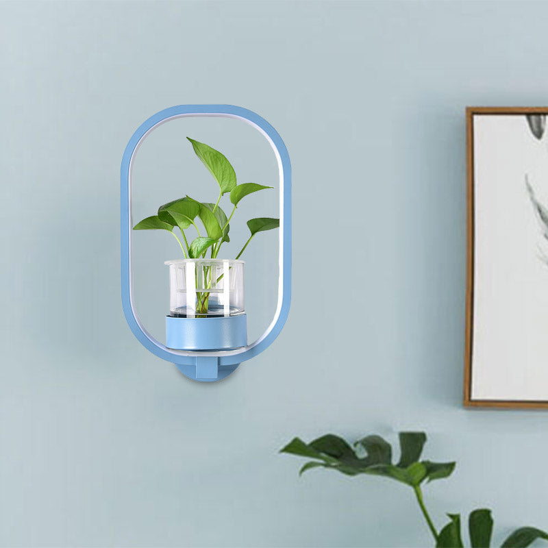 LivingLux | Wandleuchte – Industrieller Stil mit einer modernen ovalen Form Decorique.de