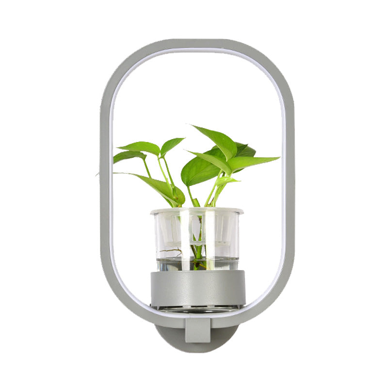 LivingLux | Wandleuchte – Industrieller Stil mit einer modernen ovalen Form Decorique.de