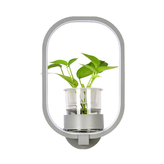 LivingLux | Wandleuchte – Industrieller Stil mit einer modernen ovalen Form Decorique.de