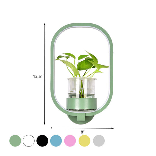 LivingLux | Wandleuchte – Industrieller Stil mit einer modernen ovalen Form Decorique.de