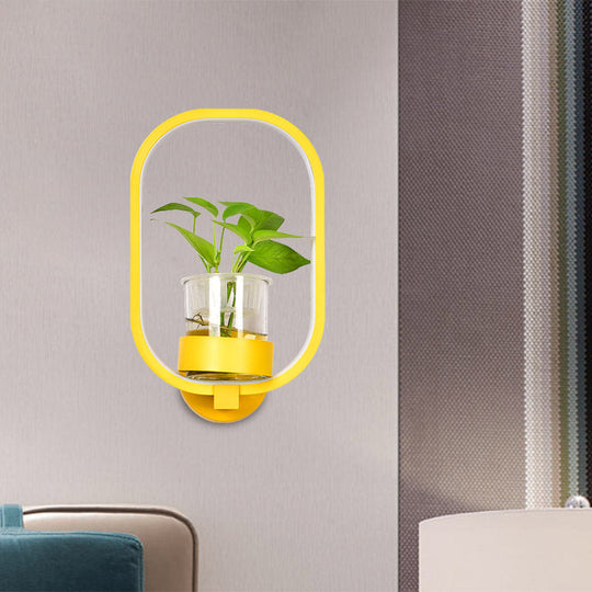 LivingLux | Wandleuchte – Industrieller Stil mit einer modernen ovalen Form Decorique.de