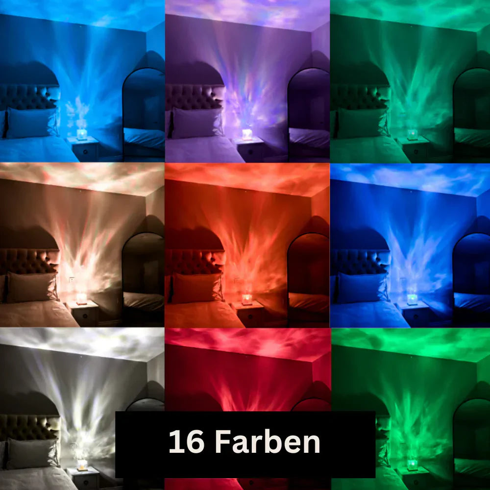 Lumière | AuroraGlow Nachttischlampe – Faszinierendes Lichtspiel für dein Zuhause 4