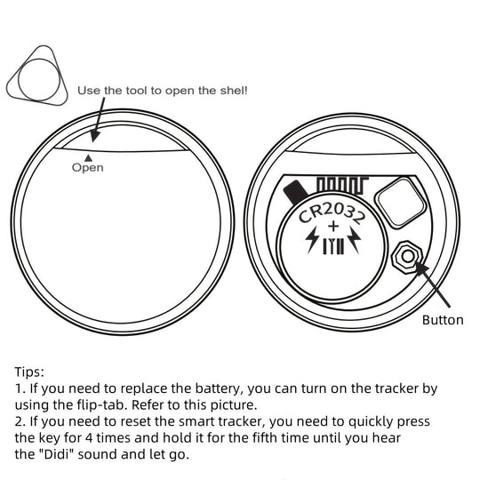 LocatePro | Mini Tracker (Set von 2) - Kompatibel mit Apple Find My Decorique.de