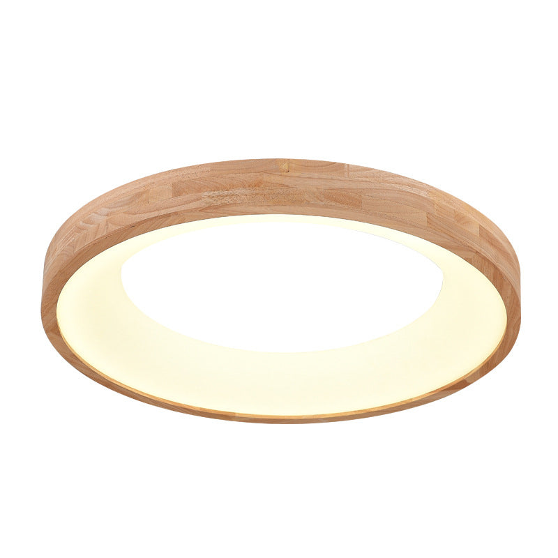 LogaLuce | Runde LED-Deckenlampe aus Holz Decorique.de