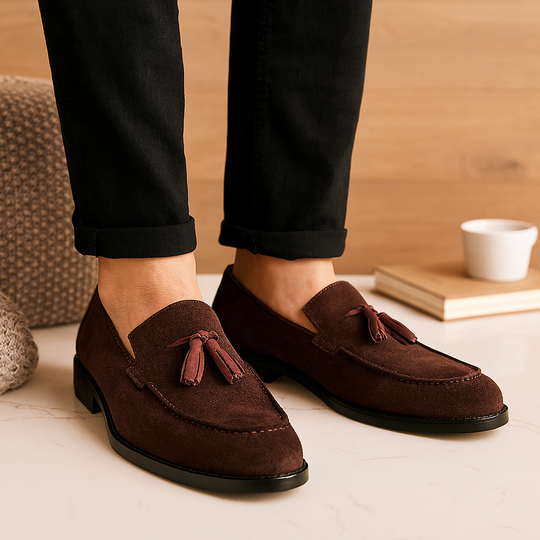 LondonLux | Herren-Tassel-Loafer – Bequeme Passform & Runde Zehen Decorique.de