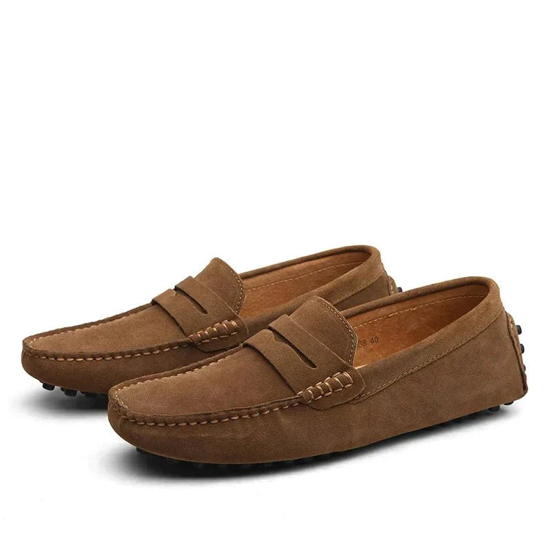 Luca | Elegante Wildleder-Loafer | Herren Braun Decorique.de