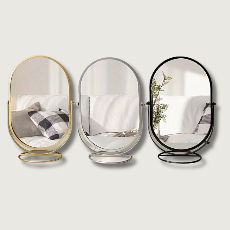 LumaSpin | Tragbarer Drehbarer Make-up-Spiegel Decorique.de