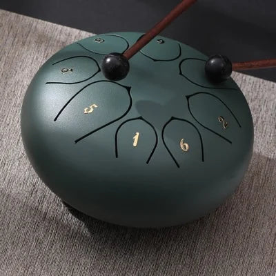 LumaTone | Meditative Klangreise im kompakten Format Dunkelgrün Decorique.de