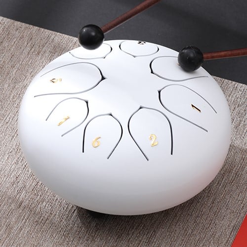 LumaTone | Meditative Klangreise im kompakten Format Weiß Decorique.de