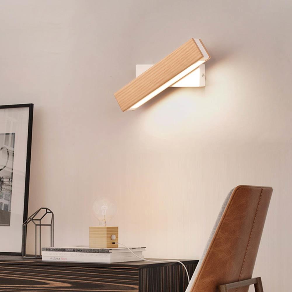 LumberLuxe | Verstellbare LED-Lampe Helles Holz Decorique.de