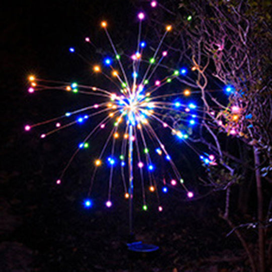 LumenTorch | Wetterfeste Solarleuchte mit Kupferschirm Buntes Licht Solar Decorique.de