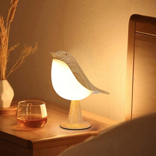 LumiBird | Umweltfreundliche Genopladbare Nachtlampe Beige Decorique.de