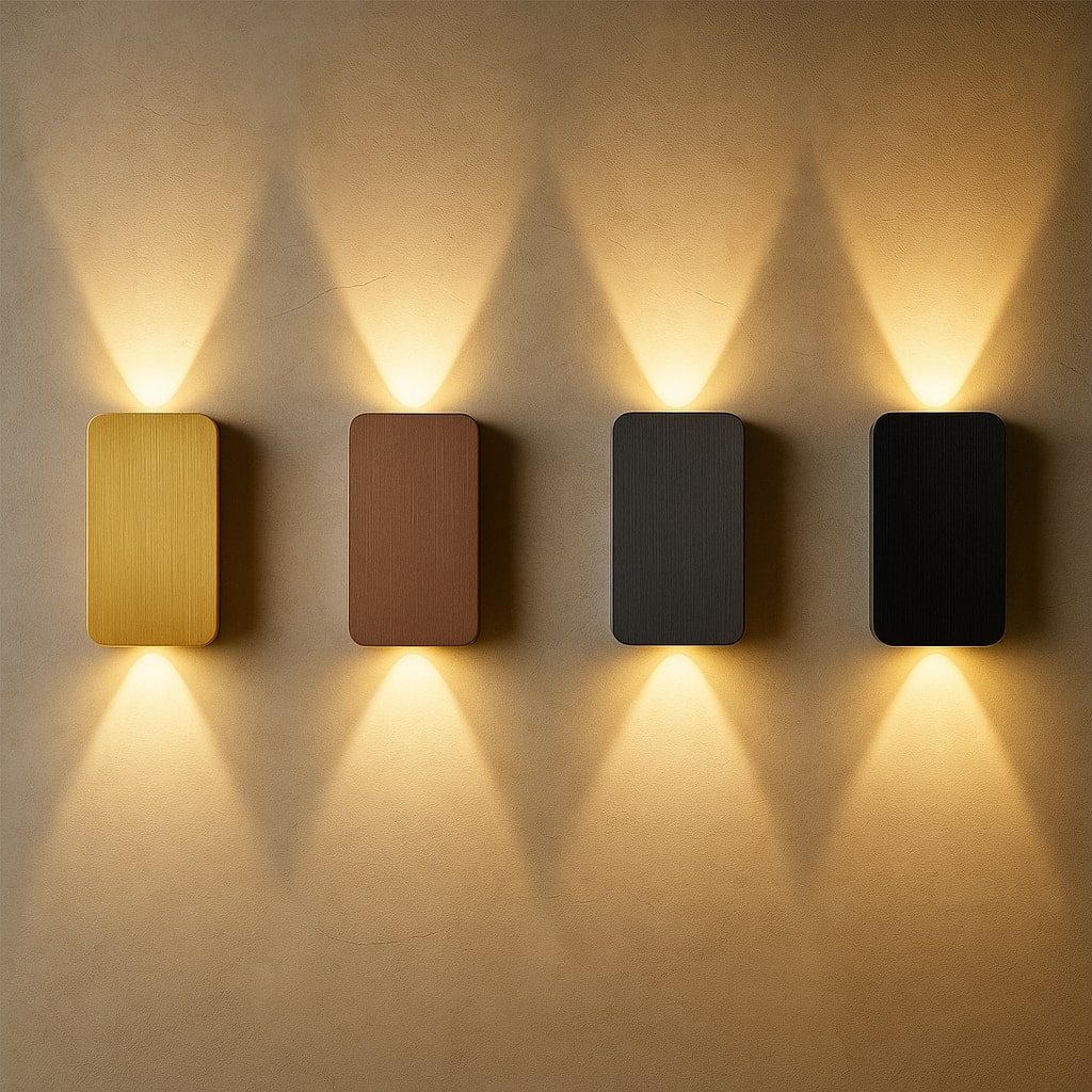 LumiBox LED-Wandleuchte | Elegante Innenlampe mit beidseitiger Lichtverteilung aus Aluminium Decorique.de