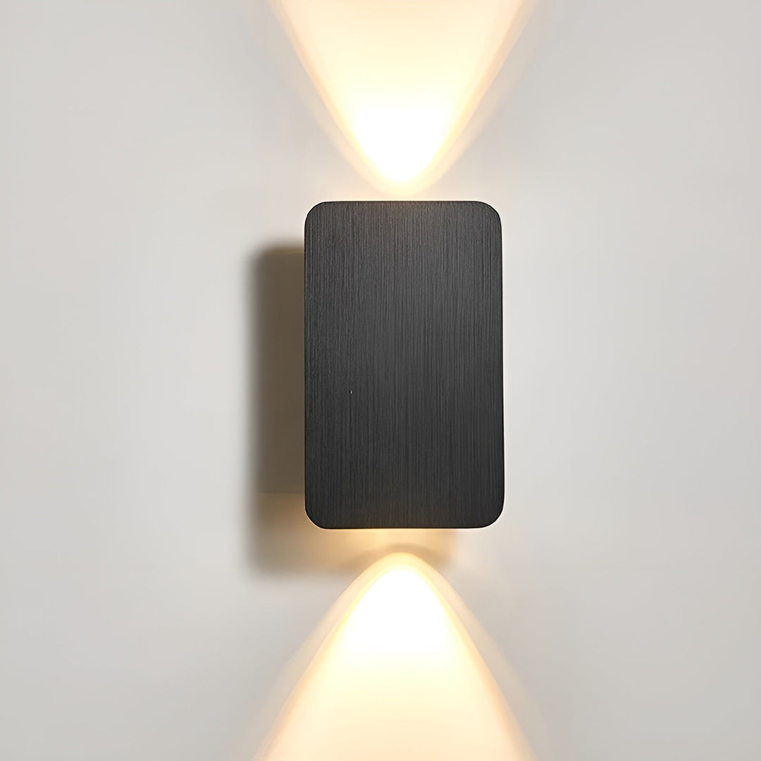 LumiBox LED-Wandleuchte | Elegante Innenlampe mit beidseitiger Lichtverteilung aus Aluminium Schwarz Decorique.de