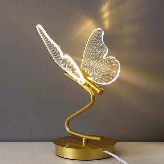 LumiButterfly | Moderne & Luxuriöse Schmetterling Tischlampe Decorique.de