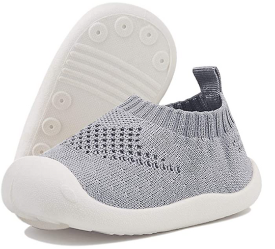 Lumiere | Babyschuhe – Flexibler Barfußkomfort Grau Decorique.de