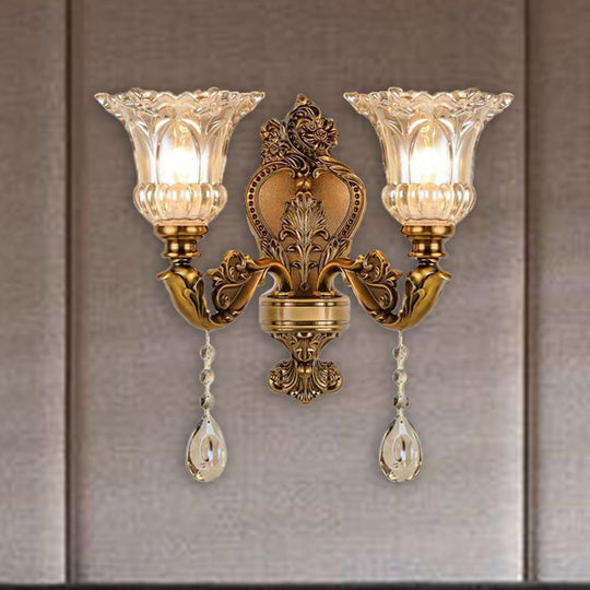 LumiHeritage | Elegante Vintage-Gold-Wandleuchte Decorique.de