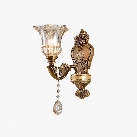 LumiHeritage | Elegante Vintage-Gold-Wandleuchte Decorique.de