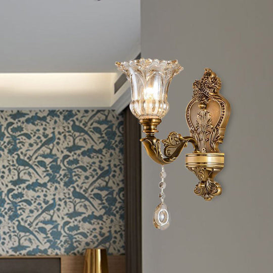 LumiHeritage | Elegante Vintage-Gold-Wandleuchte Decorique.de