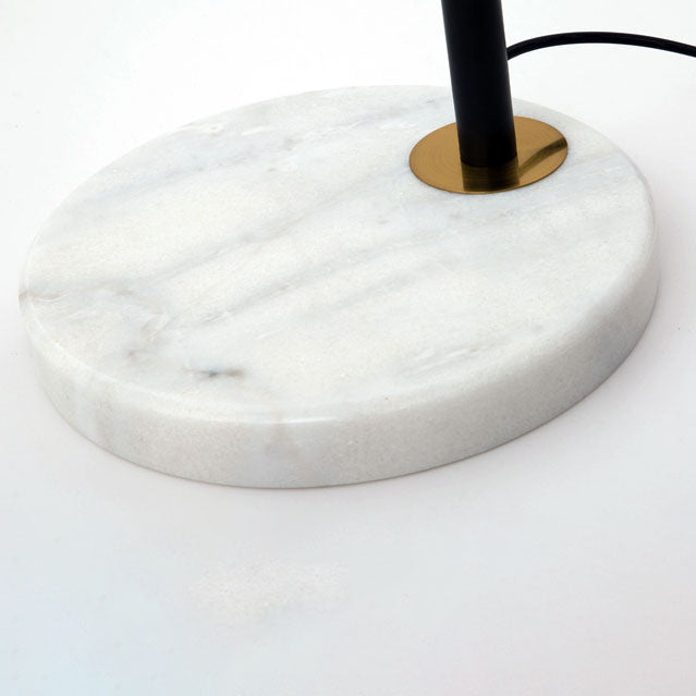 LumiMarble | Nordic Minimalist Glasdome Schirm Marmor Basis 1-Licht Stehlampe Decorique.de