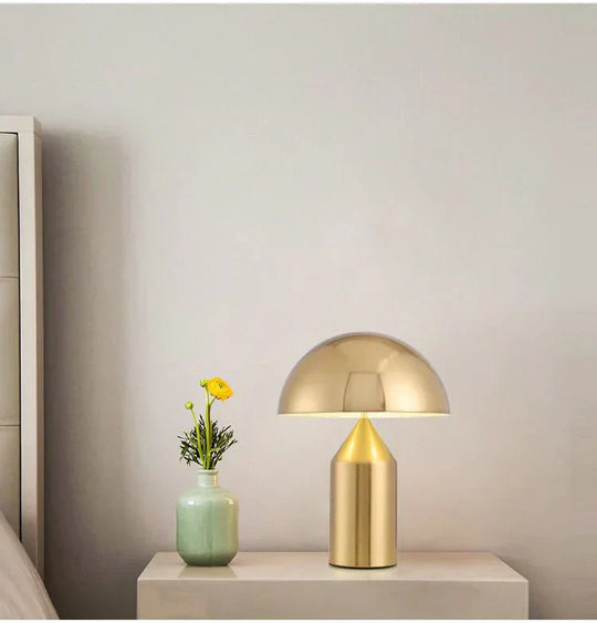 LumiMush | Elegante Pilzform & Modernes Design Gold Decorique.de