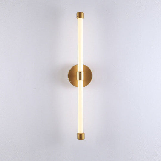 LumiPole | Slim Linear Wandleuchte Gold Decorique.de