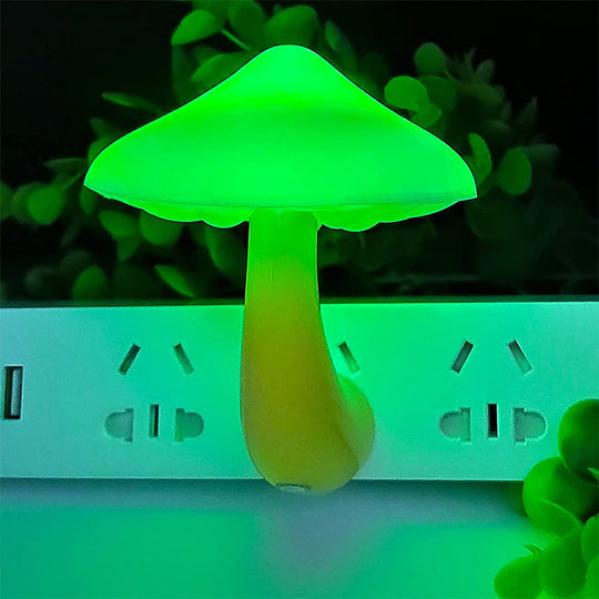 LumiShroom | Lichtgesteuertes Pilz-Nachtlicht Grün Decorique.de