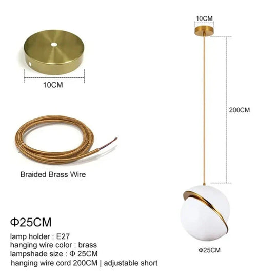 LumiSphere | Moderne und elegante Deckenleuchte 25 cm Decorique.de