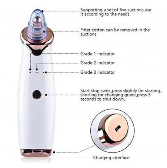 LumiSuction | Deep Clean Pore Vacuum mit Mitesserentferner Decorique.de