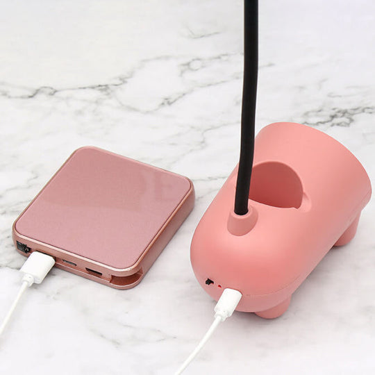 LumoBun | Kreative LED Tischlampe mit Stifthalter Decorique.de