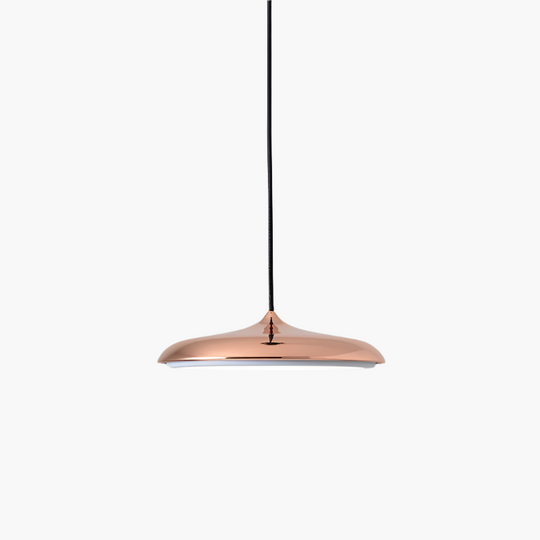 LumoPlate | Pendelleuchte im skandinavischen Stil Rose Gold Dia25cm(9.6") Decorique.de