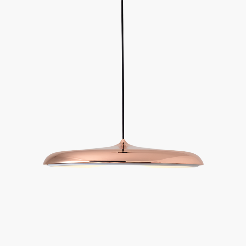 LumoPlate | Pendelleuchte im skandinavischen Stil Rose Gold Dia40cm(15.7") Decorique.de